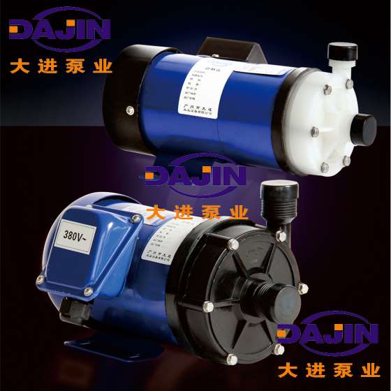 大进泵业厂家直销GFPP材质DJF-70R型耐酸碱电镀化工磁力泵